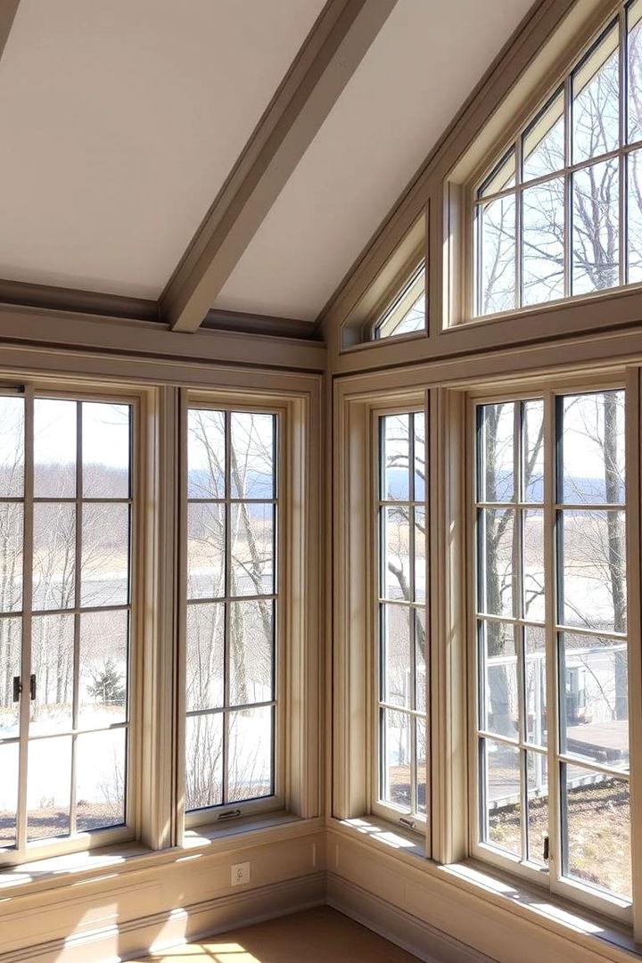 Custom Window Frames - 22 Mid-century Modern Sunroom Ideas