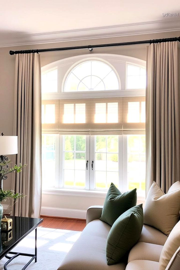 Custom Window Treatments - 22 Hamptons Living Room Ideas