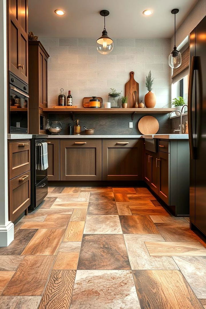 Customizable Artisanal Floor Designs - 22 Kitchen Flooring Ideas