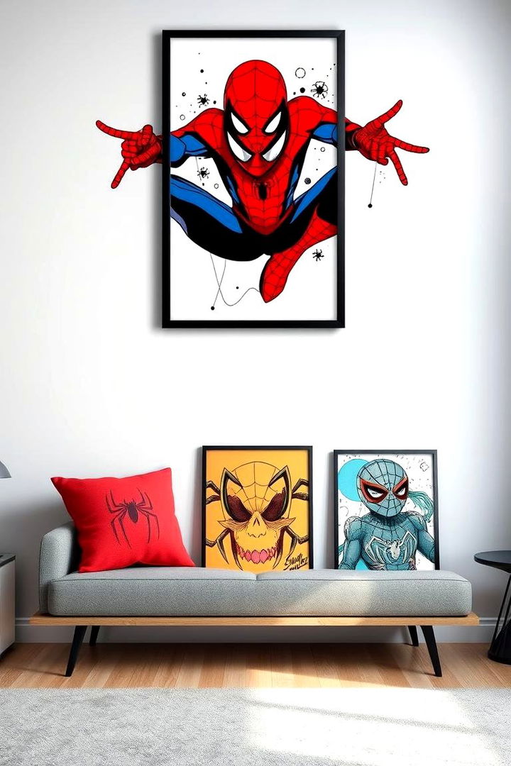 Customizable Artwork - 22 Spiderman Room Decor Ideas
