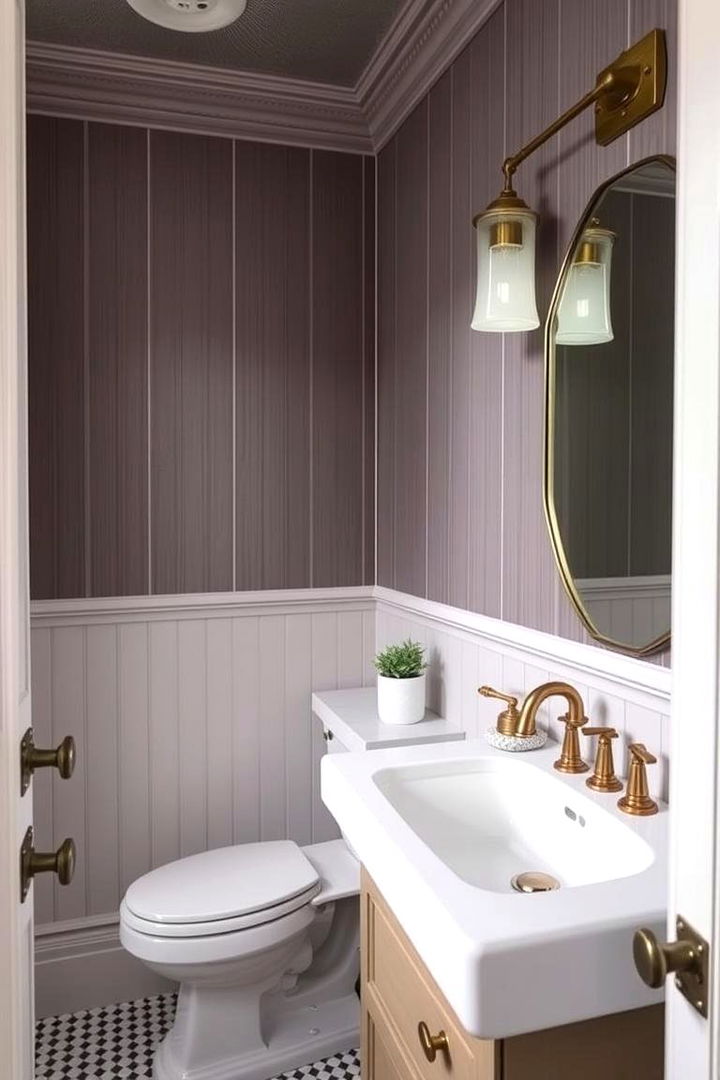Customizable Beadboard Patterns for Unique Flair - 22 Beadboard Bathroom Ideas