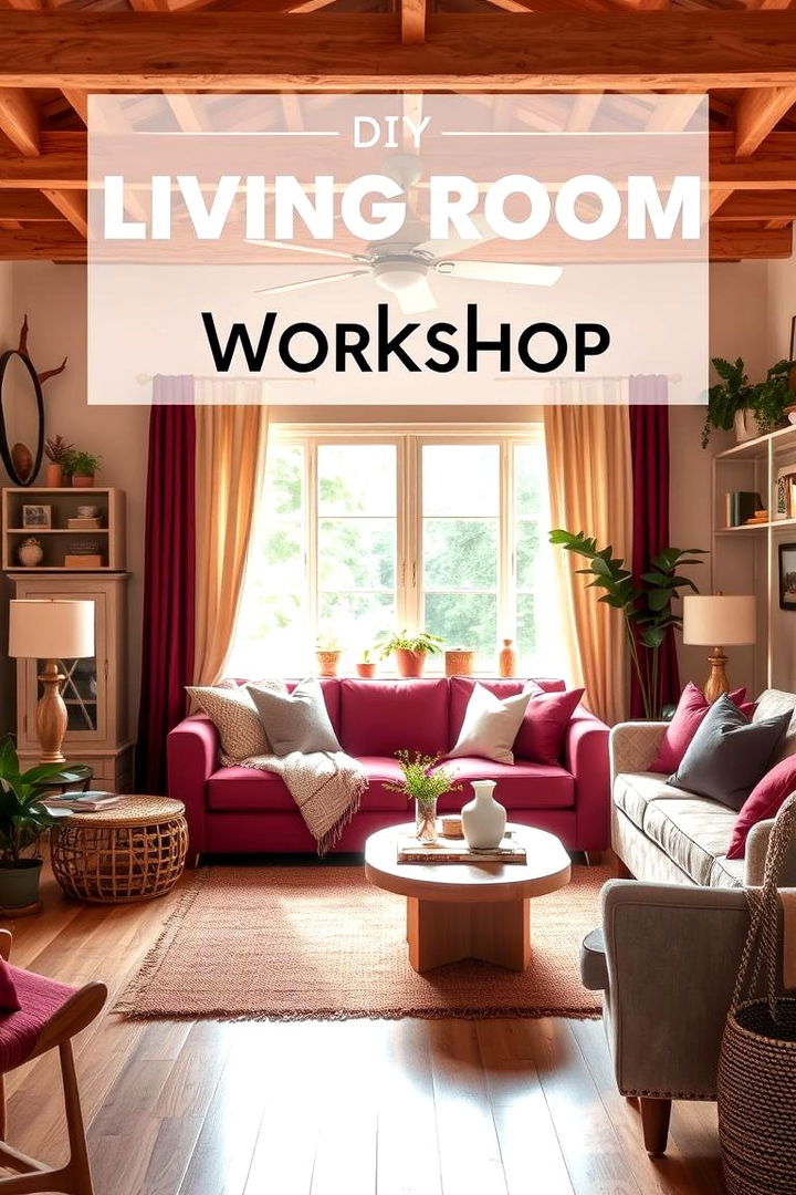 Customizable Burgundy Workshop Ideas - 22 Burgundy Living Room Ideas