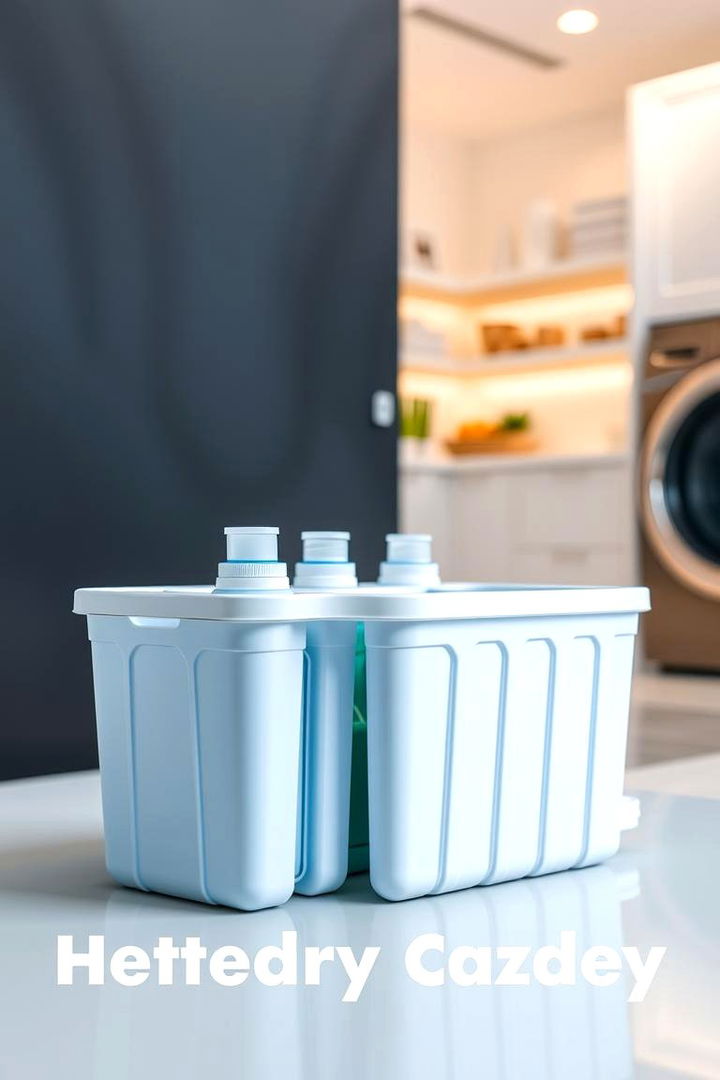 Customizable Caddy Designs - 22 Laundry Detergent Storage Ideas