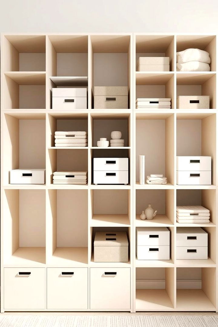 Customizable Cubical Storage - 22 Entryway Storage Ideas