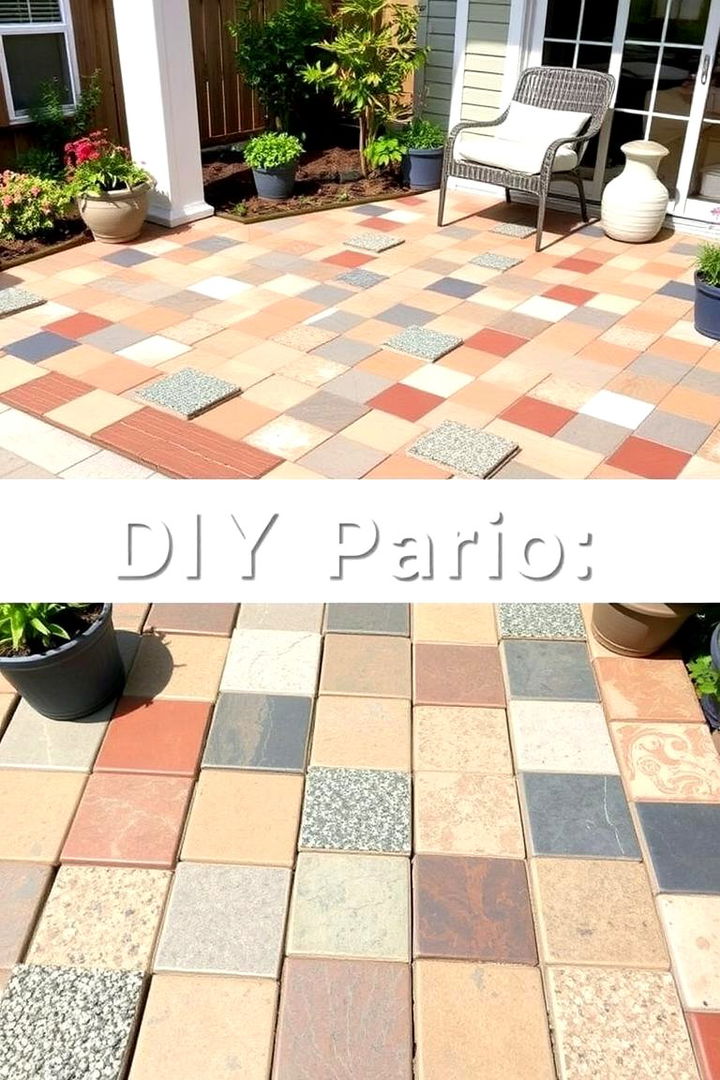 Customizable DIY Arrangements - 22 patio tile ideas