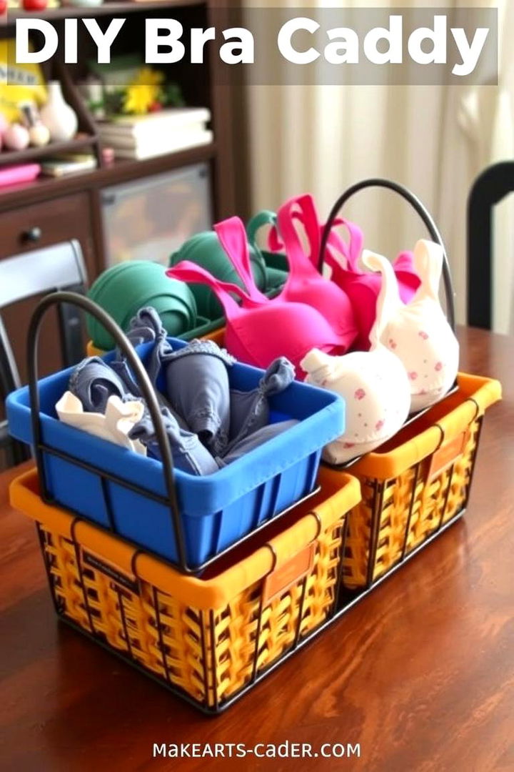 Customizable DIY Bra Caddies - 22 Bra Storage Ideas