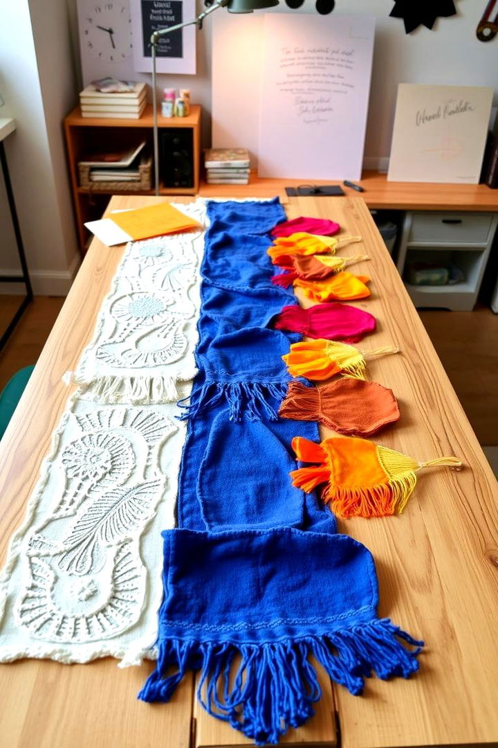 Customizable DIY Table Runners - 22 Table Runner Ideas