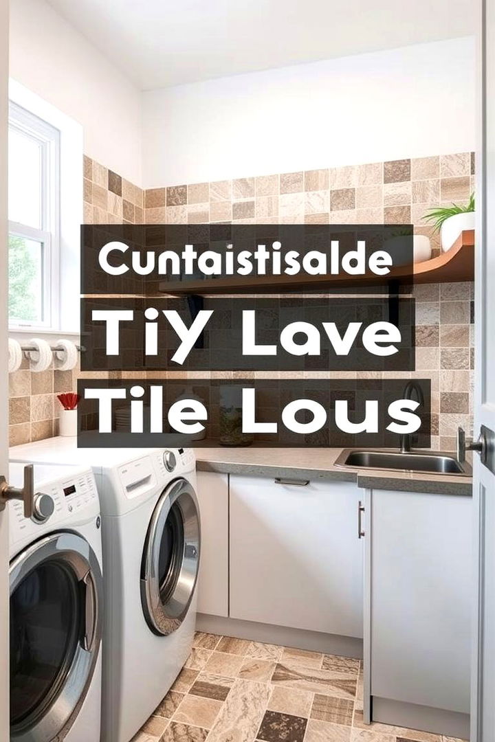 Customizable DIY Tile Layouts - 22 Laundry Room Tile Ideas