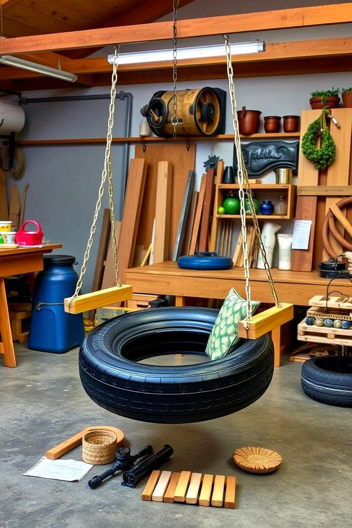 Customizable DIY Tire Swing Kit - 22 Tire Swing Ideas