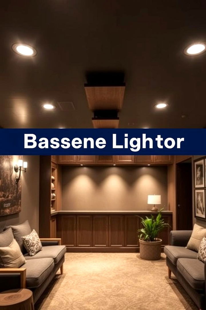 Customizable Designs for Unique Spaces - 22 Basement Lighting Ideas