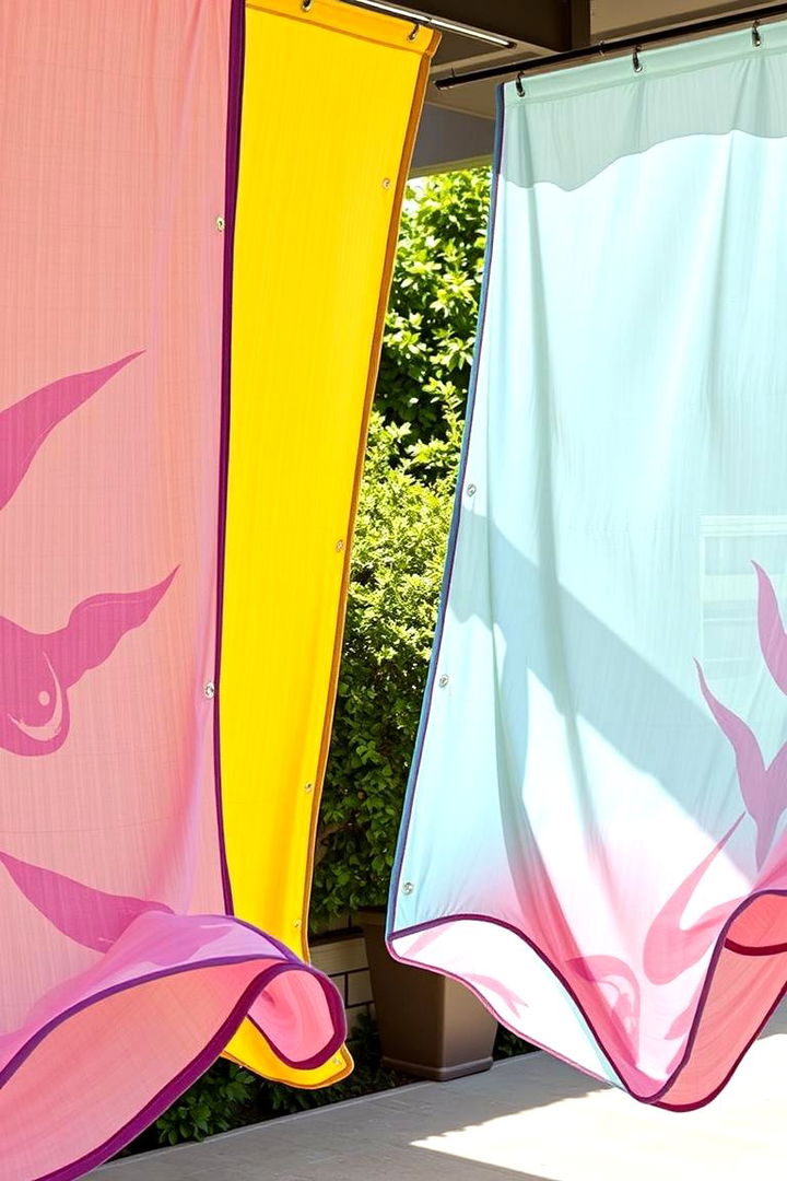 Customizable Fabric Panels - 22 Outdoor Privacy Screen Ideas