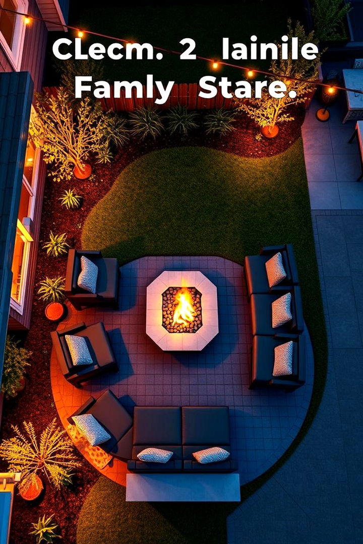 Customizable Family Gathering Space - 22 Backyard Fire Pit Ideas Landscaping