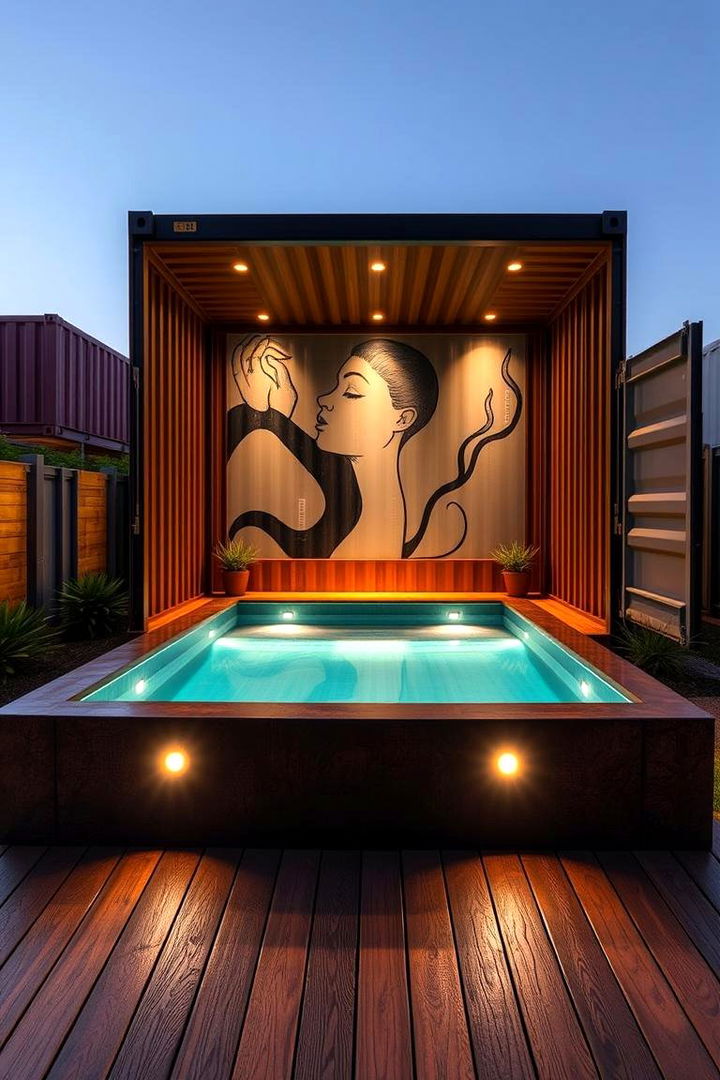 Customizable Features and Finishes - 22 Shipping Container Pools