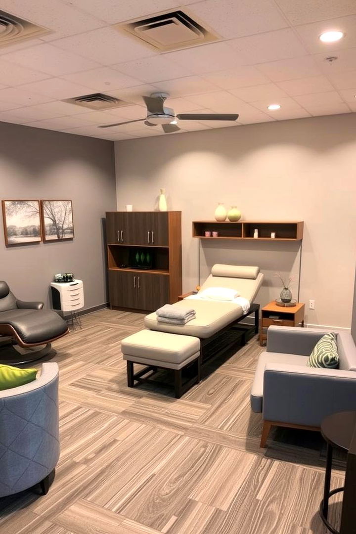 Customizable Furniture Features - 22 Massage Room Setup Ideas
