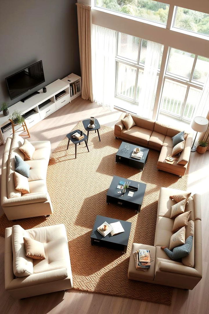 Customizable Furniture Layouts - 22 Living Room Furniture Ideas