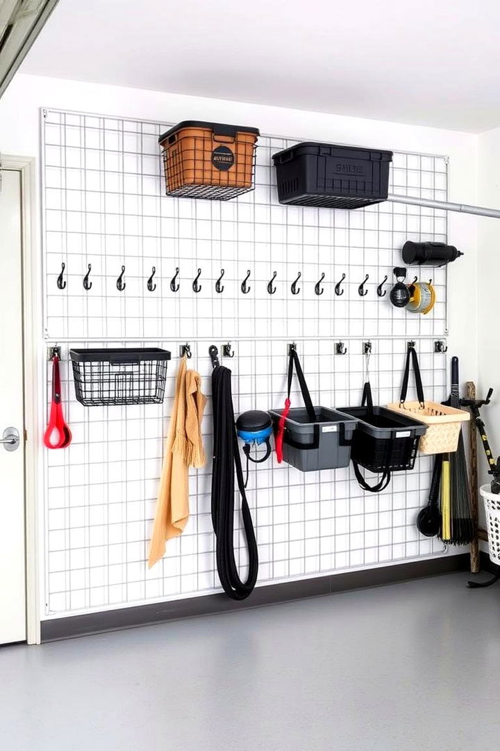 Customizable Grid Walls - 22 Garage Wall Ideas