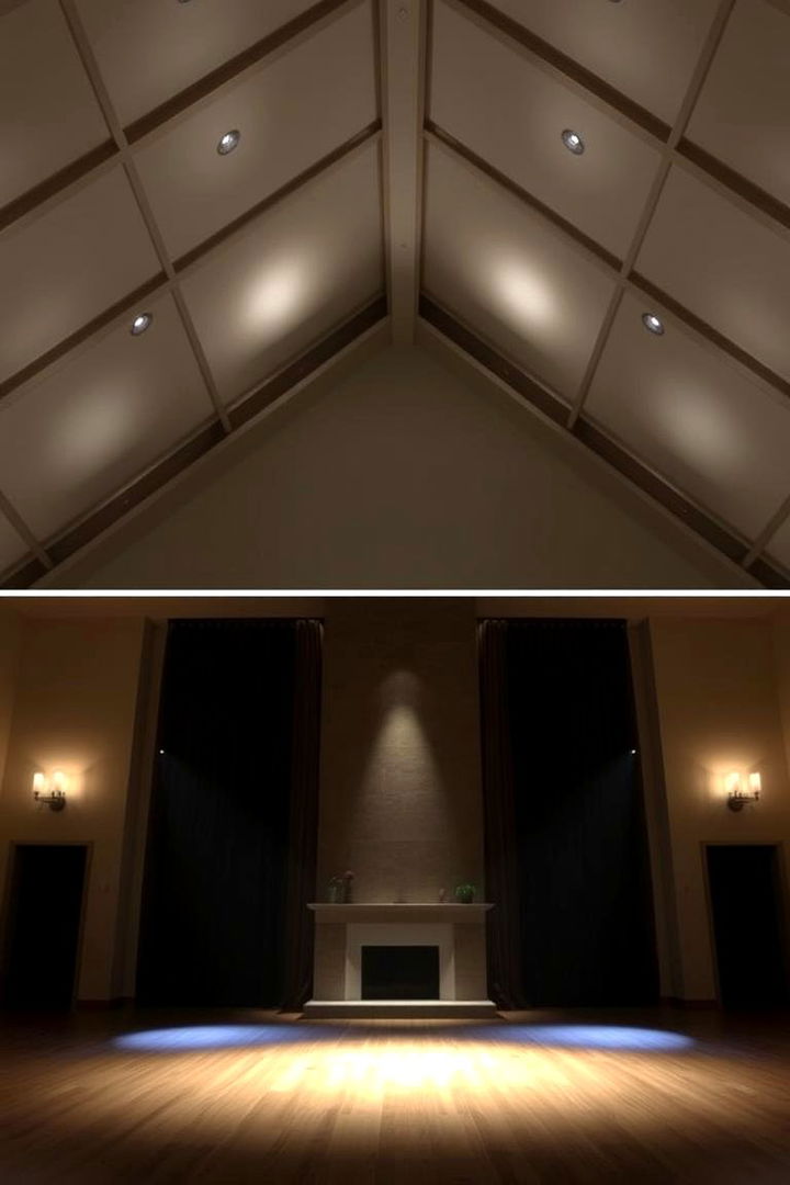 Customizable Lighting Zones for Tailored Ambiance - 22 Vaulted Ceiling Lighting Ideas