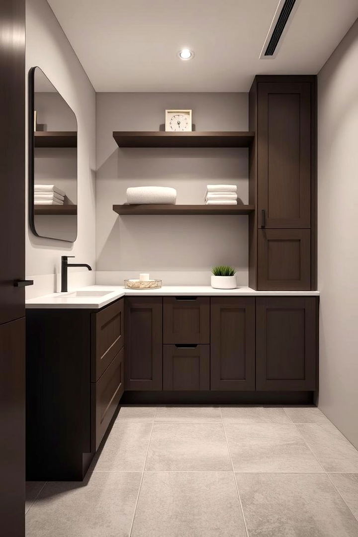 Customizable Minimalist Elements - 22 Minimalist Bathroom Ideas