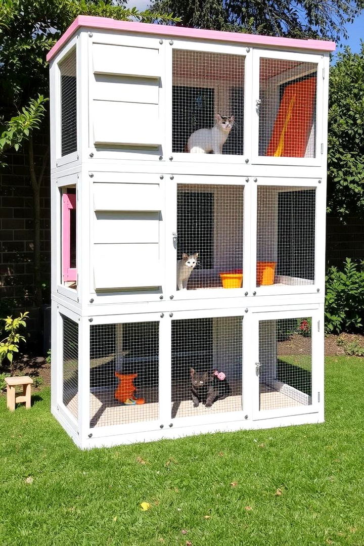 Customizable Modular Catio - 22 Outdoor Catio Ideas