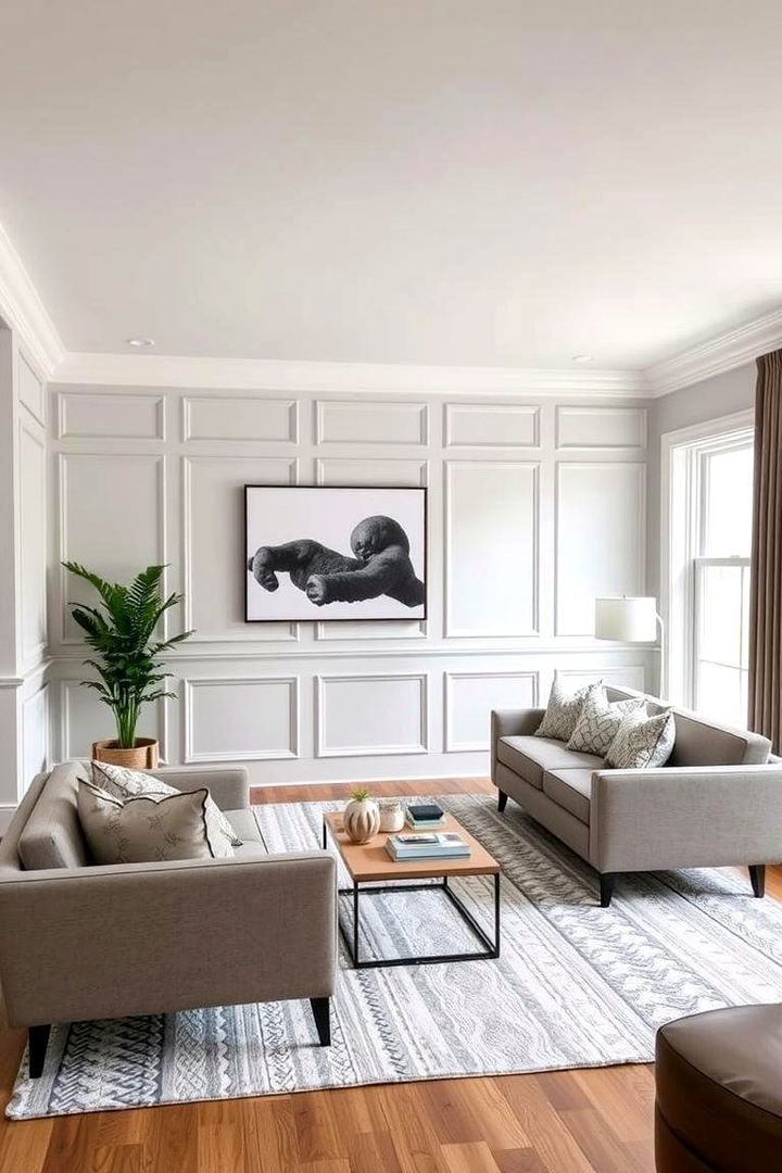Customizable Modular Designs - 22 Living Room Wainscoting Ideas