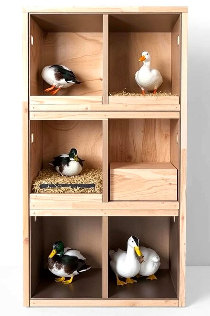 Customizable Modular Duck Quarters - 22 Duck House Ideas