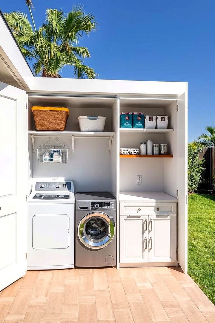 Customizable Modular Laundry Concept - 22 Outdoor Laundry Area Design Ideas