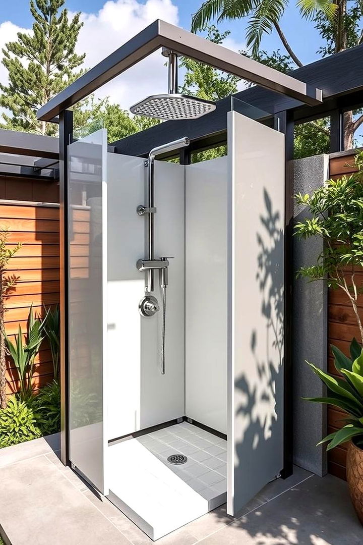 Customizable Modular Outdoor Shower - 22 Outdoor Shower Ideas