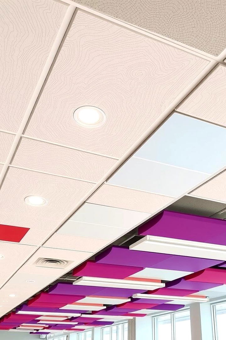 Customizable Modular Plywood Tiles - 22 Plywood Ceiling Ideas