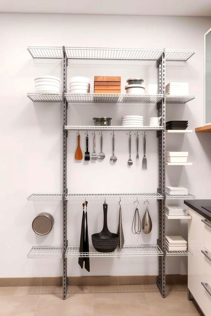 Customizable Modular Rack Systems - 22 Small Kitchen Storage Ideas