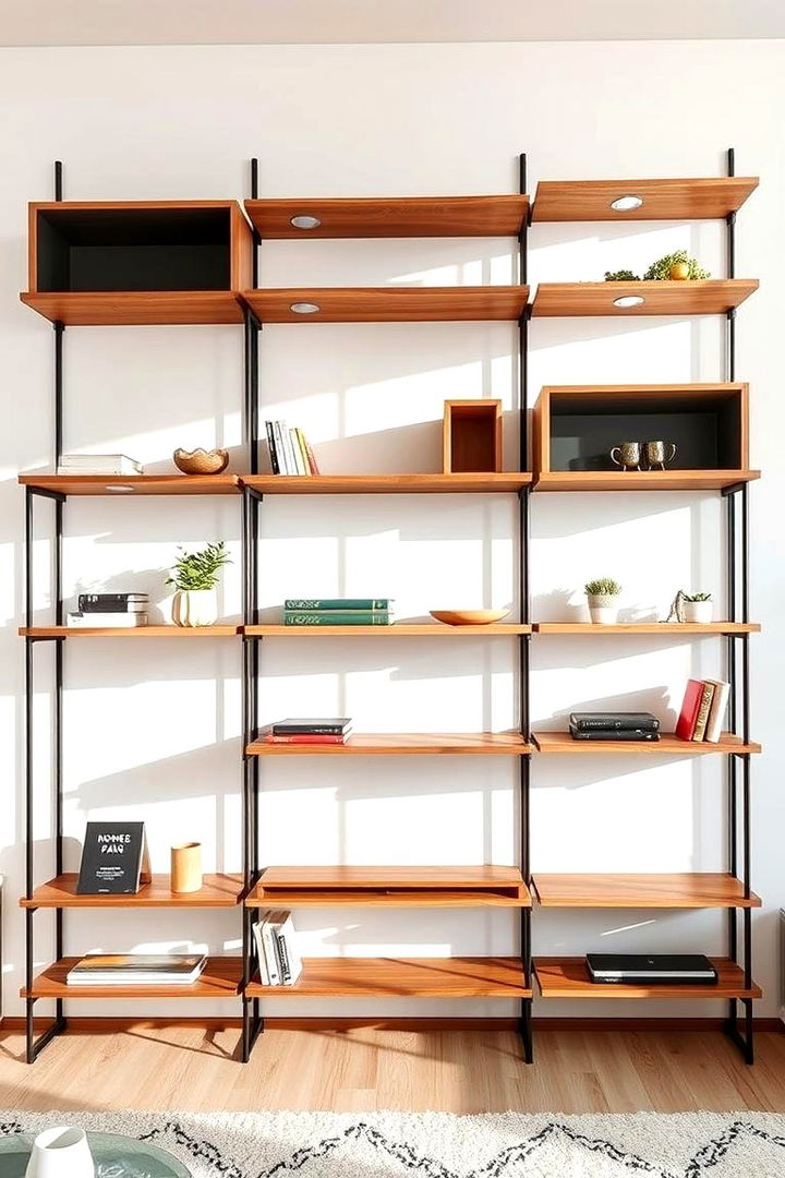 Customizable Modular Shelves - 22 Floating Shelves Ideas