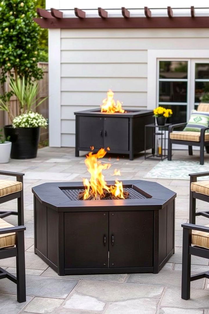 Customizable Modular Structure - 22 Metal Fire Pit Ideas