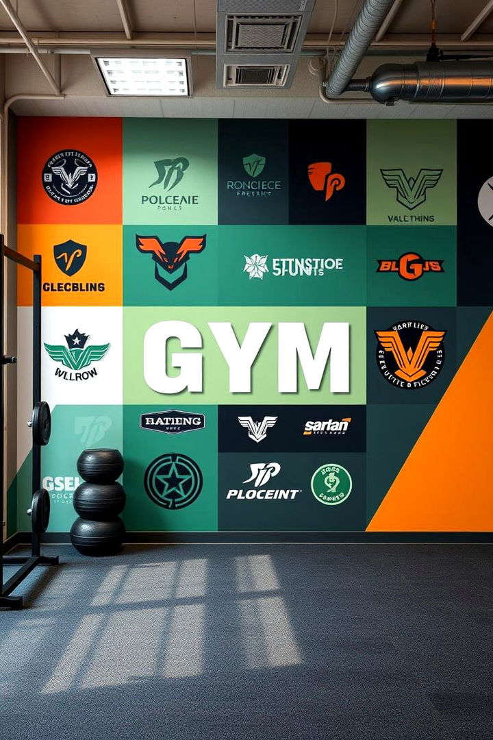 Customizable Murals for Branding - 22 Gym Murals
