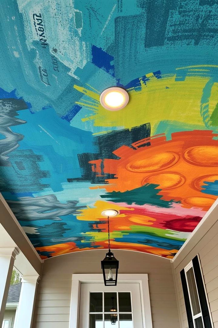 Customizable Murals - 22 Porch Ceiling Ideas