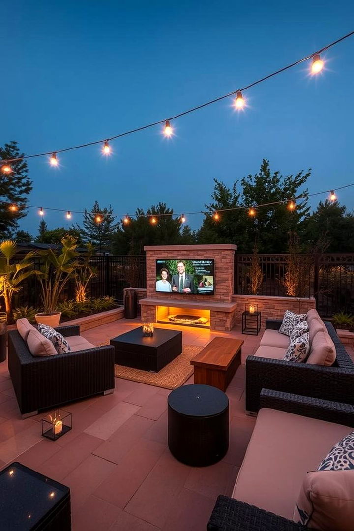 Customizable Outdoor Entertainment Zones - 22 AI Landscape Design Ideas