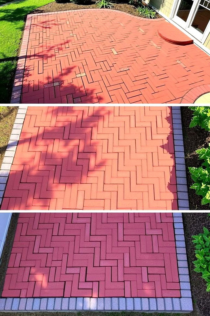 Customizable Pattern Innovation - 22 Red Paver Patio Ideas