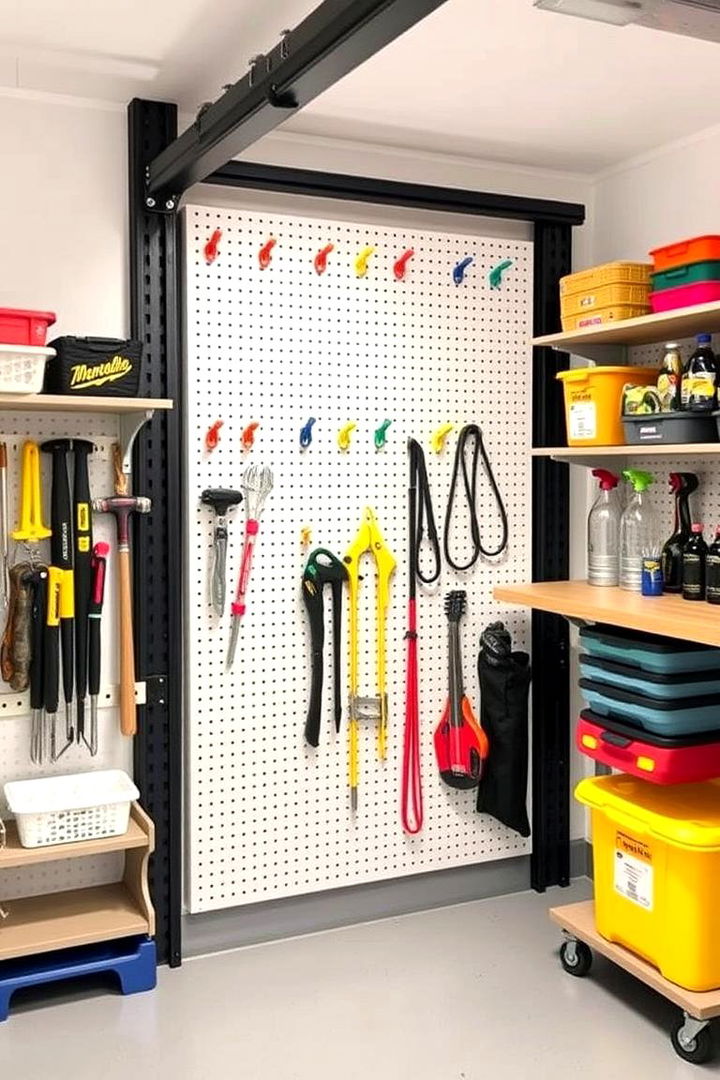 Customizable Pegboard Solutions - 22 Garage Bike Storage Ideas