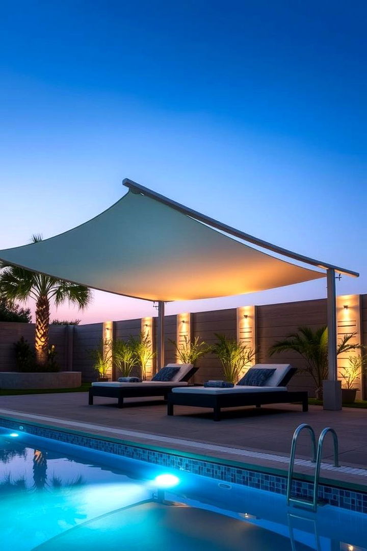 Customizable Shade Solarpanels - 22 Pool Shade Ideas