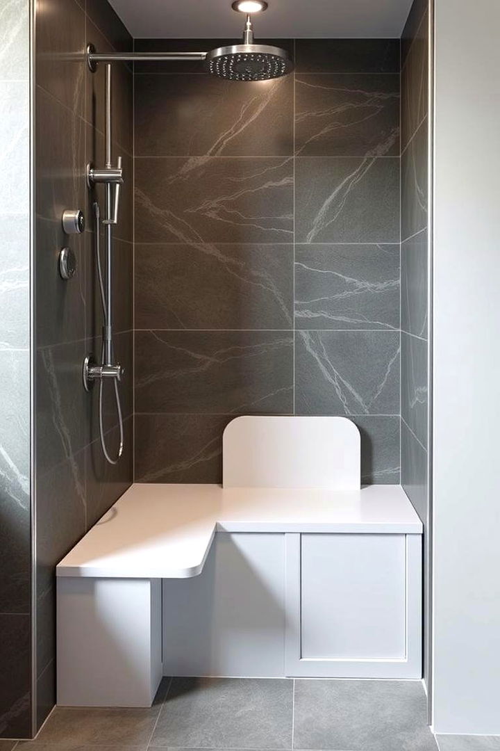 Customizable Shower Benches - 22 Bathroom Shower Ideas