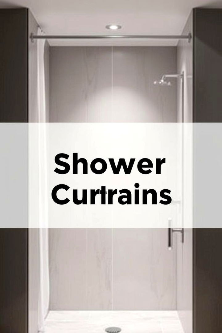 Customizable Shower Curtain Alternatives - 22 Small Shower Ideas