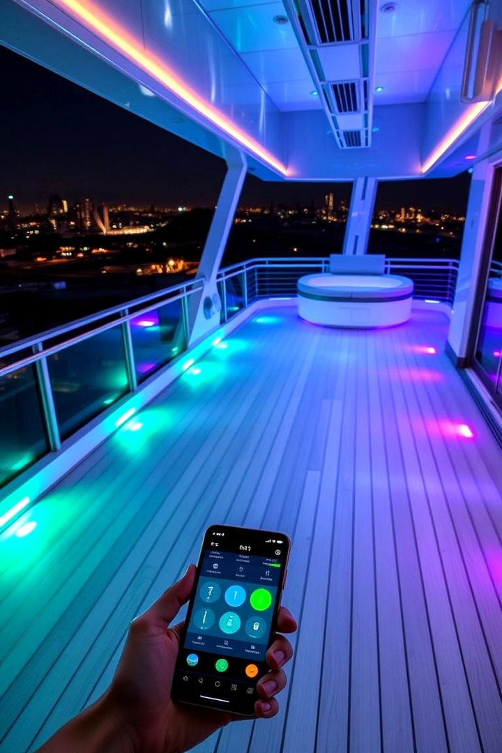 Customizable Smart Lighting Systems for Control - 22 Deck Lighting Ideas
