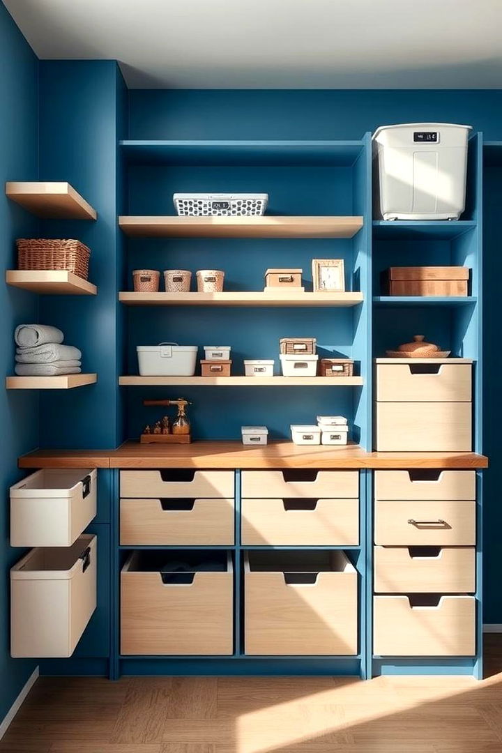 Customizable Storage Solutions - 22 Girls Blue Bedroom Ideas