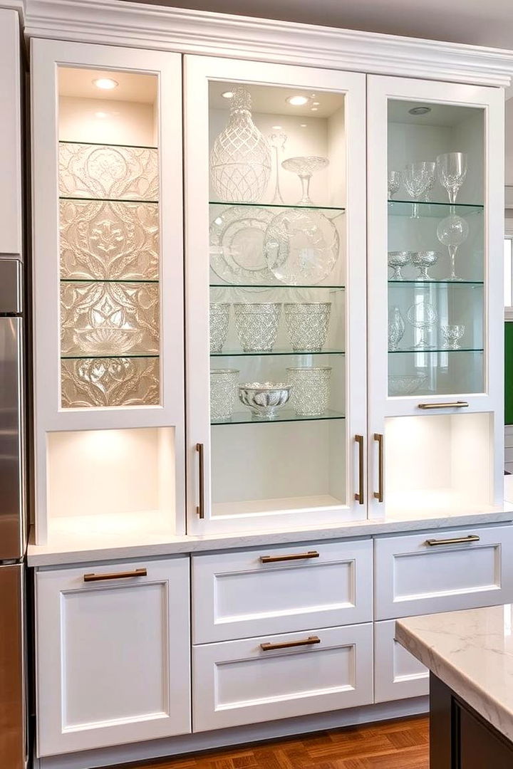Customization Options Galore - 22 Modern Style Glass Kitchen Cabinets