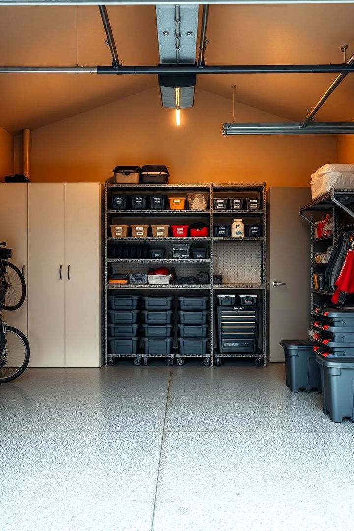 Customized Adjustable Shelving for Flexibility - 22 Garage Shelving Ideas