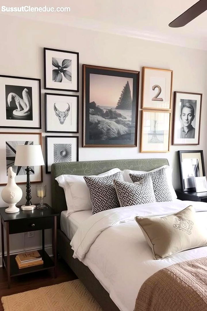 Customized Art Displays - 22 small guest room ideas