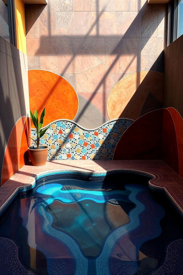 Customized Artistic Plunge Pool - 22 Plunge Pool Ideas