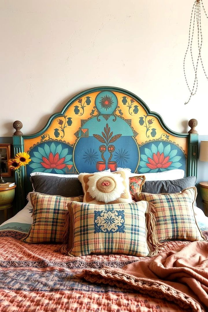 Customized Boho Headboards - 22 Girls Boho Bedroom Ideas