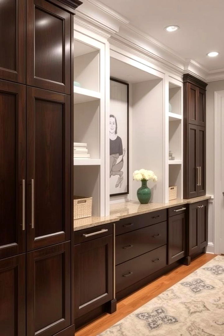 Customized Built ins - 22 Luxury Living Room Ideas