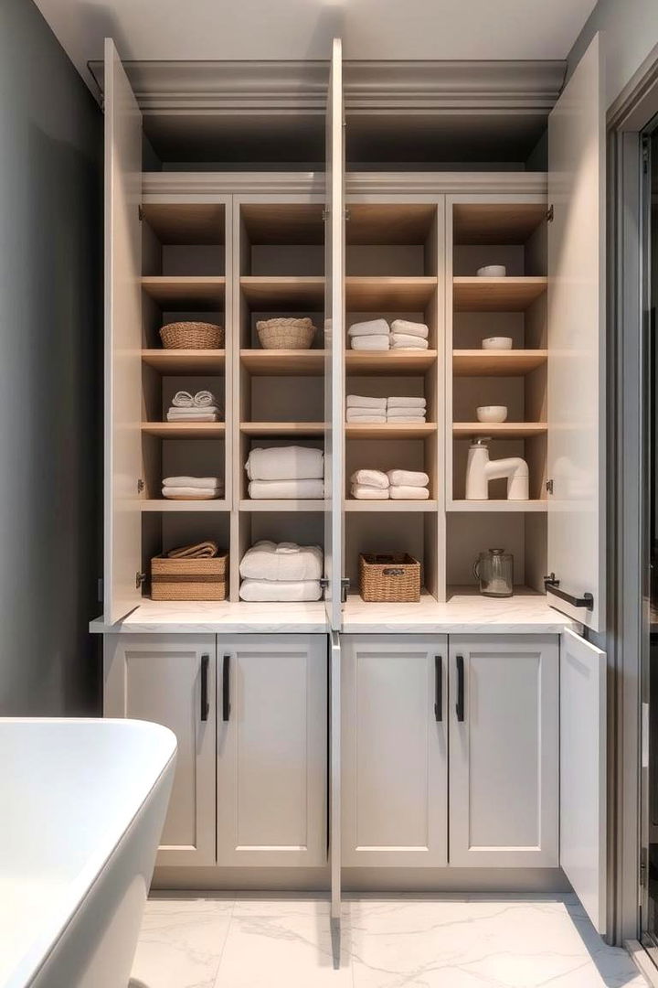 Customized Cabinet Solutions - 22 Bathroom Cabinet Ideas