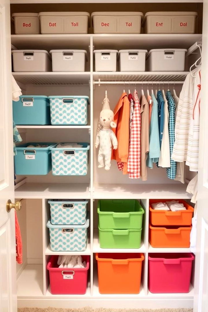 Customized Closet Organizers - 22 Nursery Storage Ideas