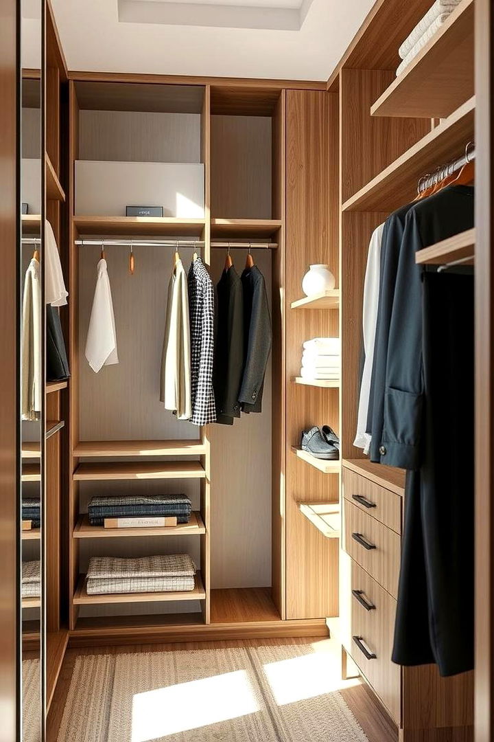 Customized Closet Rods - 22 Small Closet Storage Ideas